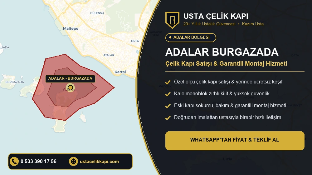 Adalar Burgazada Çelik Kapı