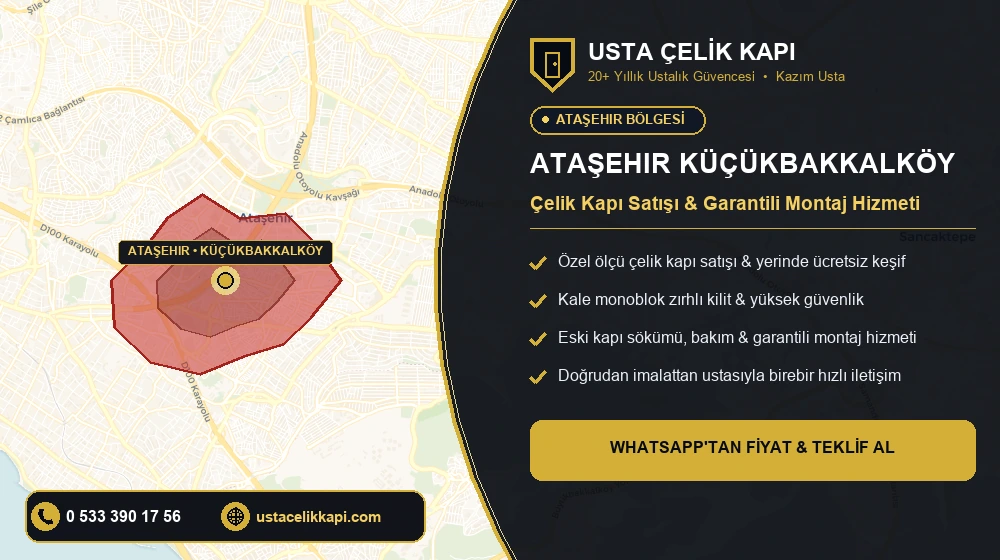 Ataşehir Küçükbakkalköy Çelik Kapı