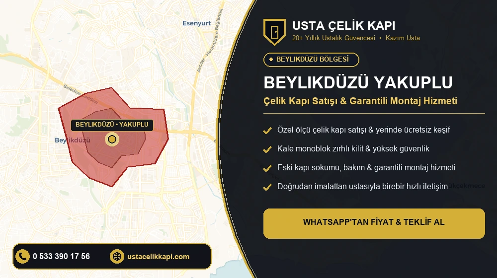 Beylikdüzü Çelik Kapı