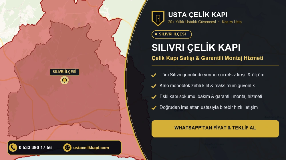 Silivri Çelik Kapı Satış, Montaj ve Tamir Hizmeti